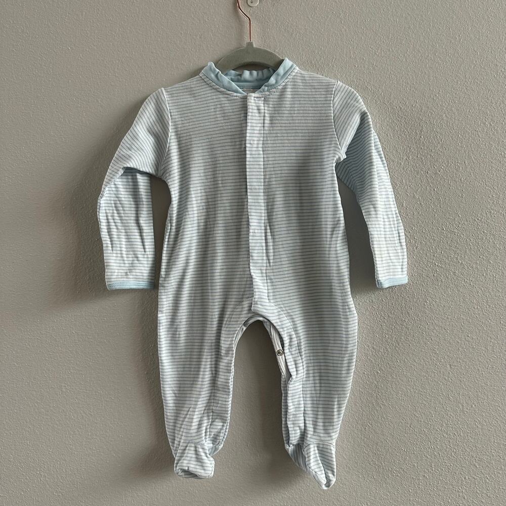 Bambinos Florence Footies - Blue Stripe Size 18 Months